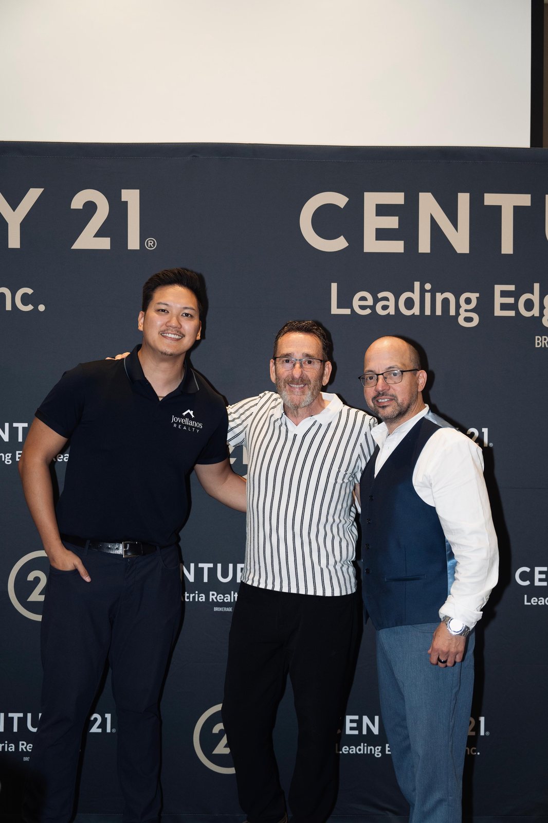 Chris Jovellanos with colleagues at Century 21